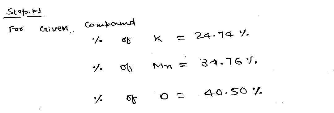 Chemistry homework question answer, step 1, image 1